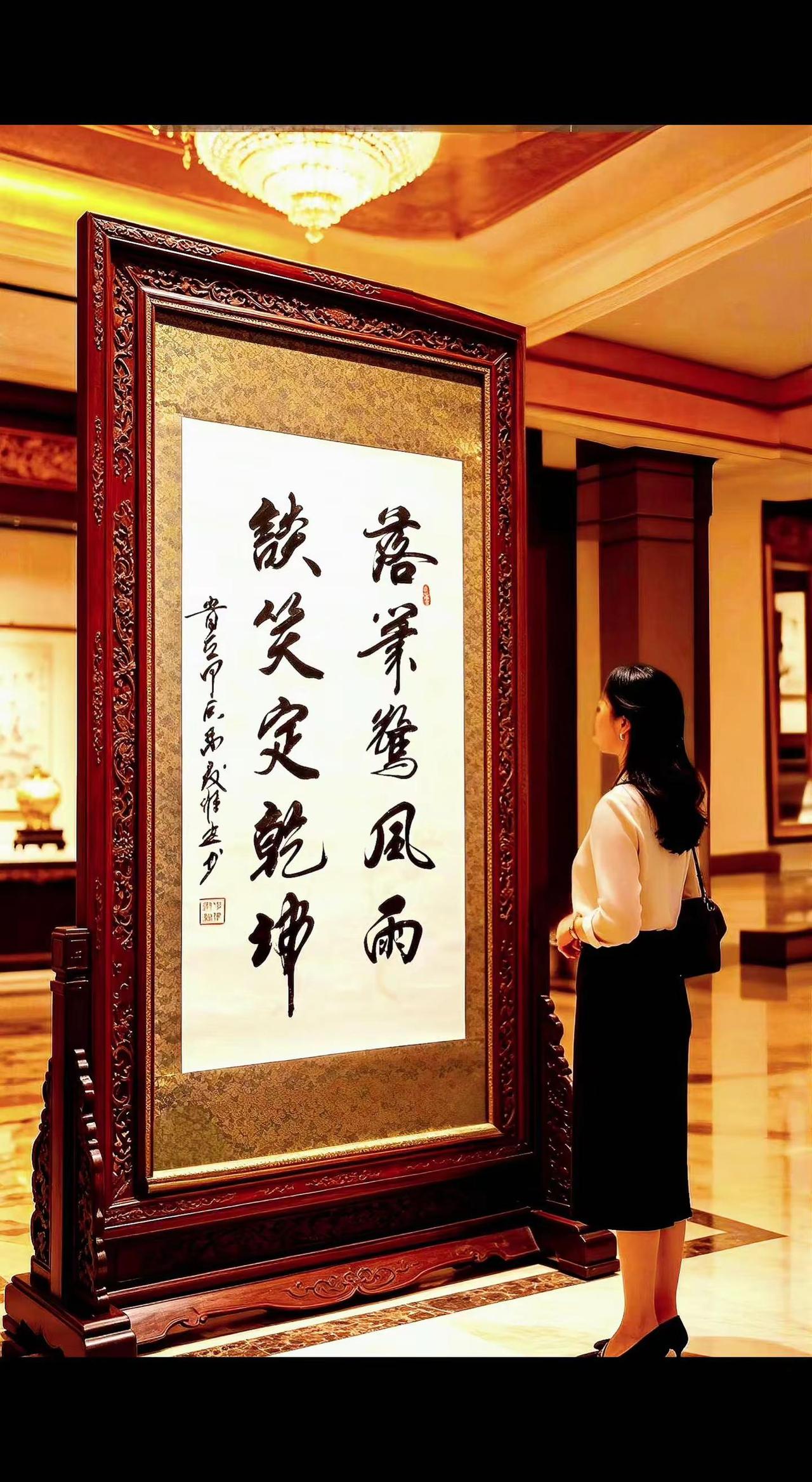 书法是文化自信重要来源亲笔真迹书法气质