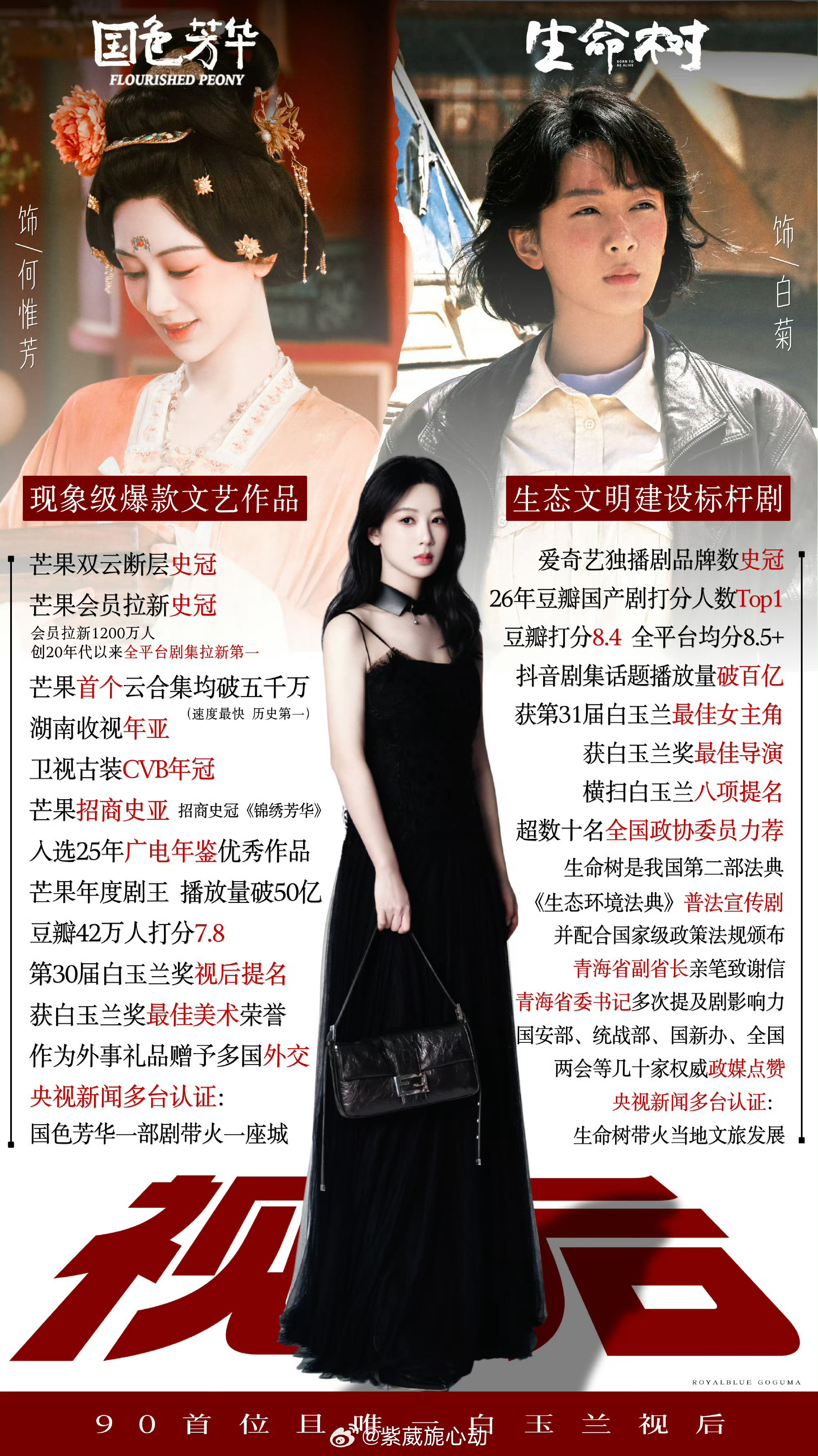 我只要你一个别的再好我也不要.杨紫白玉兰视后