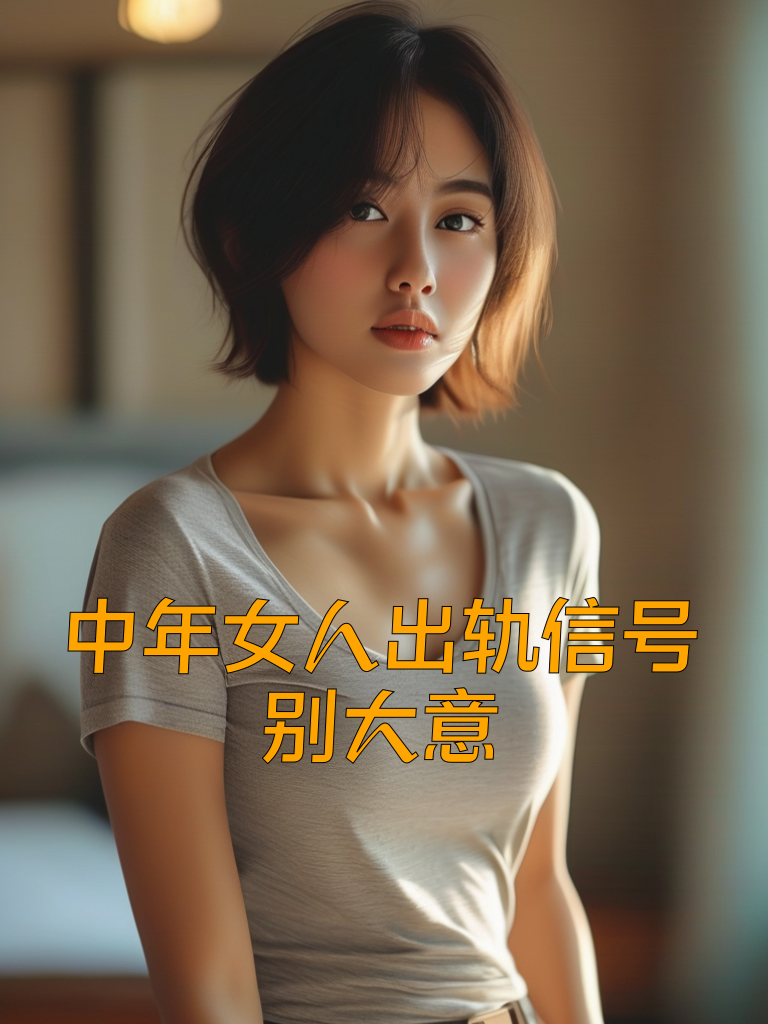 中年女人出轨信号，别大意！