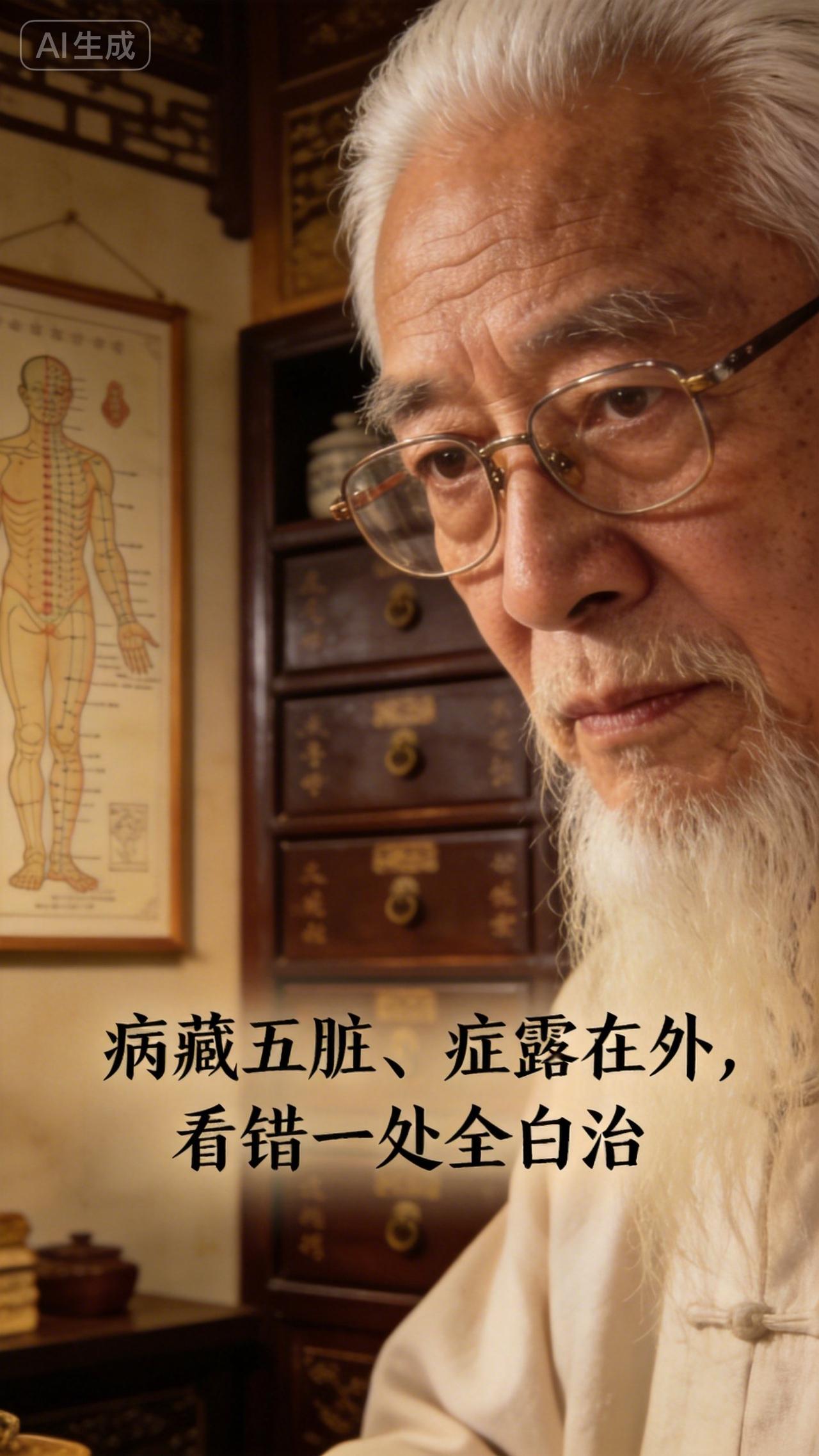 别乱治病！老中医一句点醒：病藏五脏、症露在外，看错一处全白治你发现没有？有些