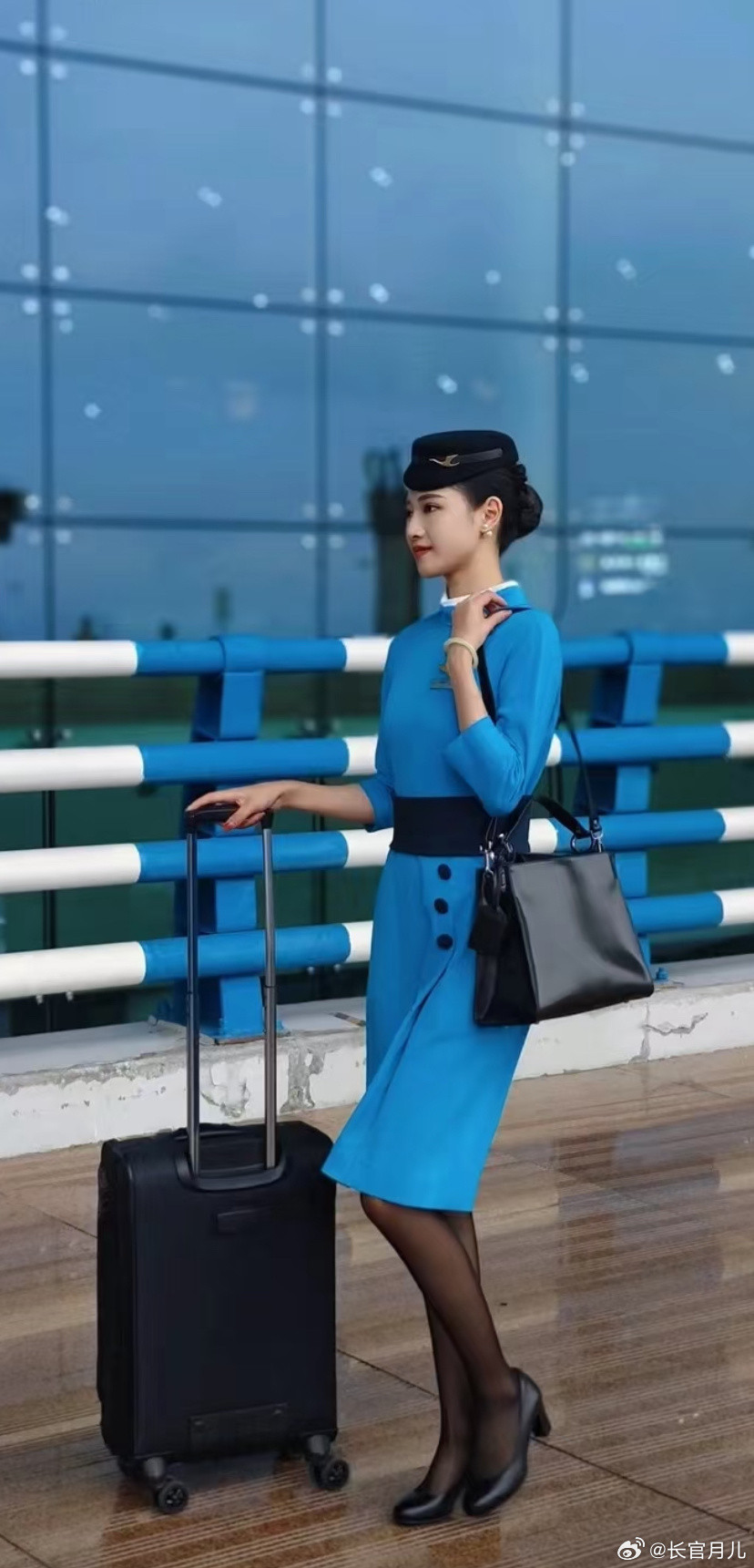 厦航空姐的气质真好。