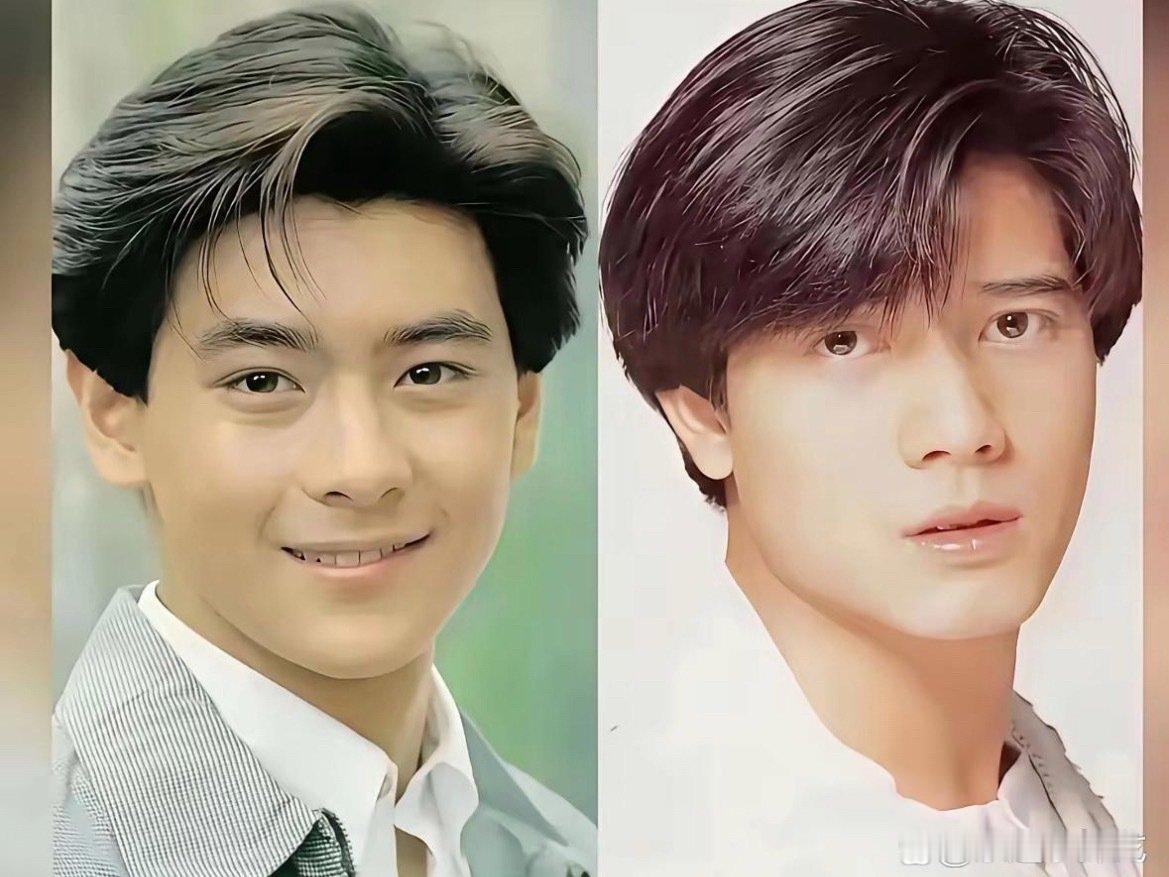 年轻时郭富城和林志颖撞脸！同款发型，承包一个时代的审美​