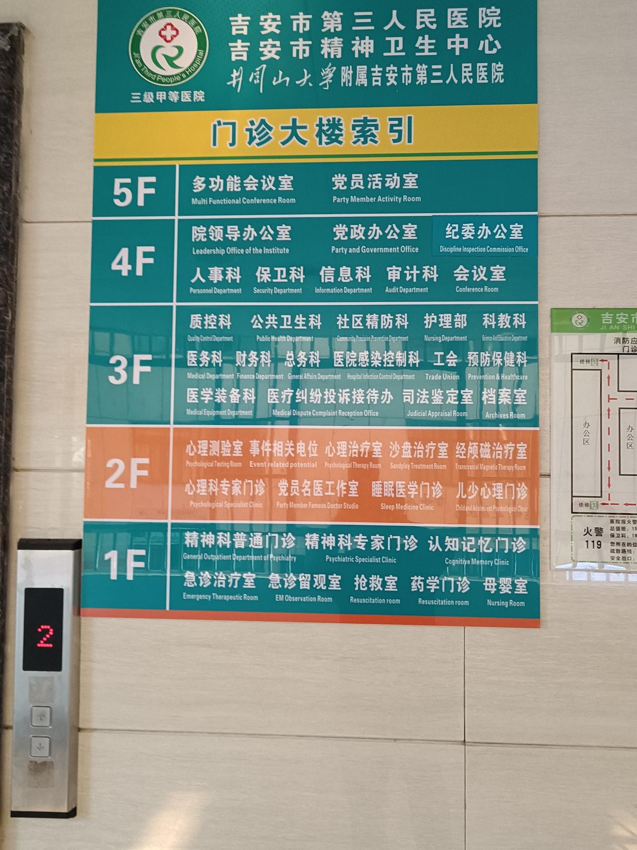 明明是一家医院，跟医疗无关的科室比医疗科室多了几倍。总共5层楼，一楼二楼是门诊