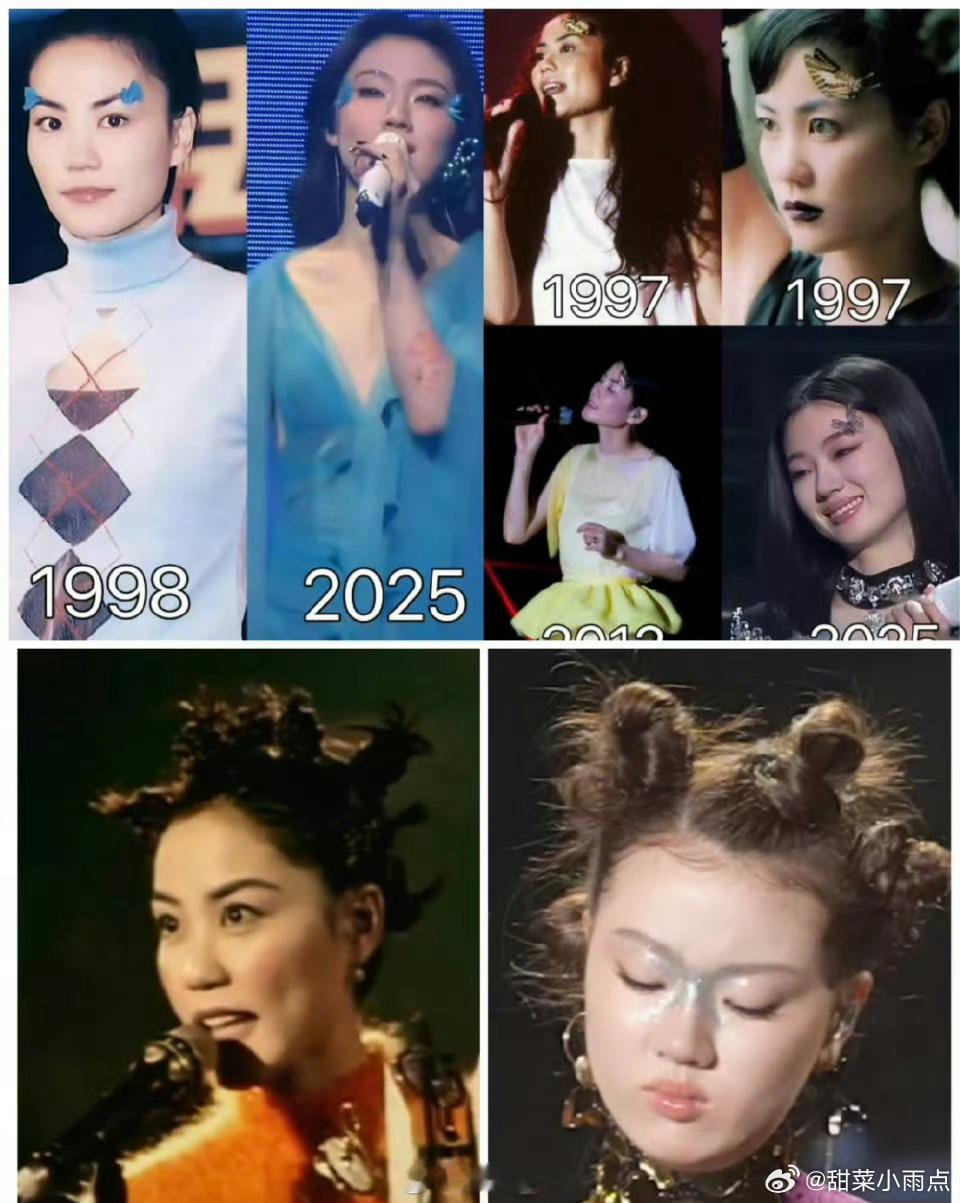 单依纯新歌MV妆造被指像王菲这么一看确实好多次妆造都一样…