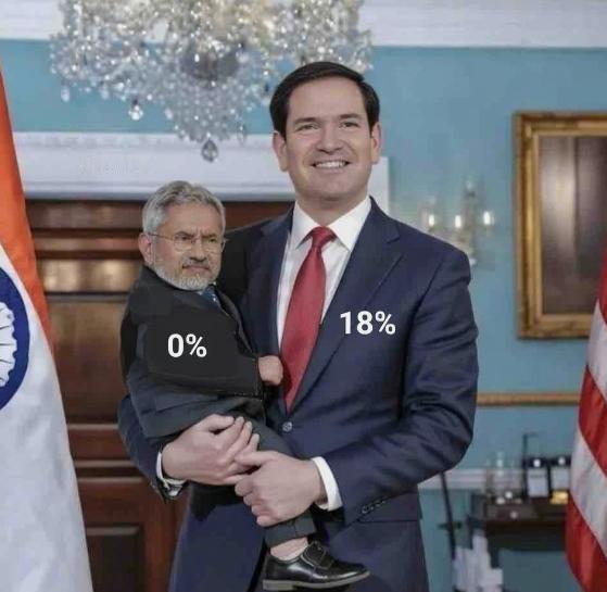 就在印度人纷纷庆祝美国大幅下调对印关税之时，不知道是哪个好事之徒给印度人泼了一盆