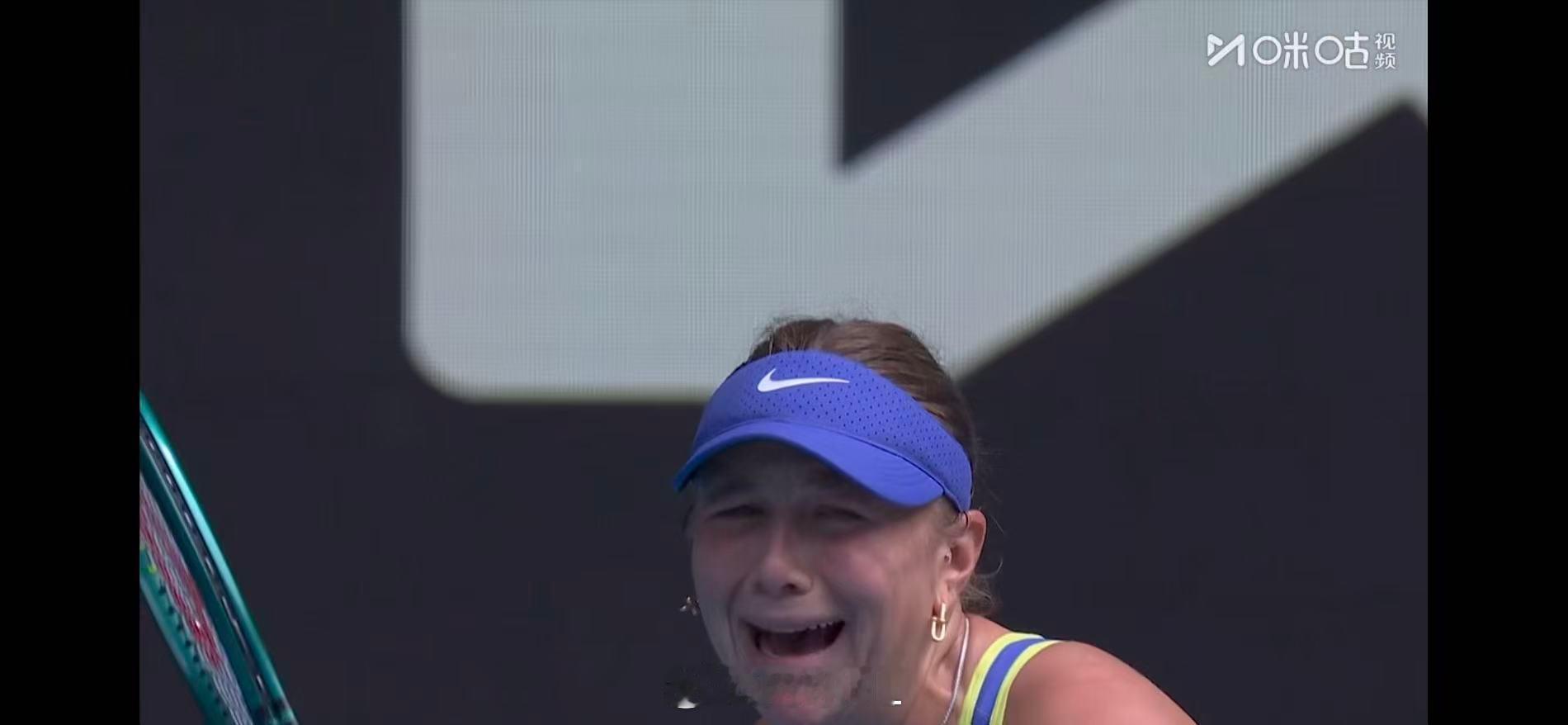阿尼西莫娃被打蒙了佩古拉vs阿尼西莫娃网球talking大会澳网2026