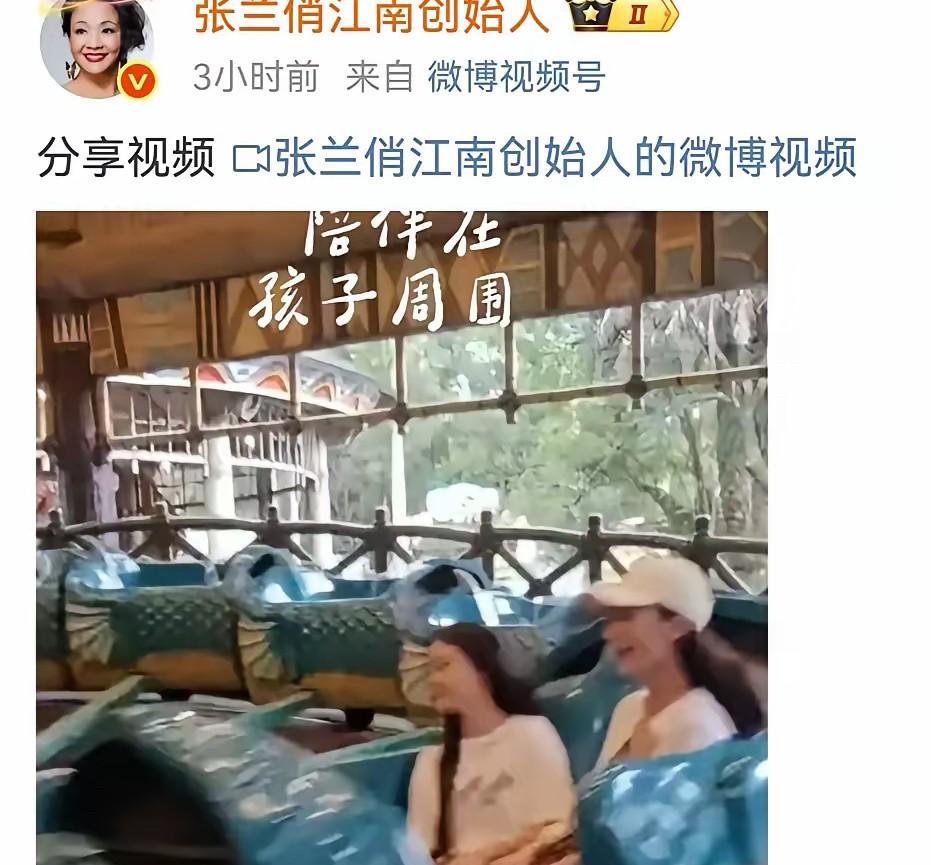 张兰又被汪小菲批评了，连忙把已经发出来的视频给删除了！汪小菲这次带着孩子出来玩