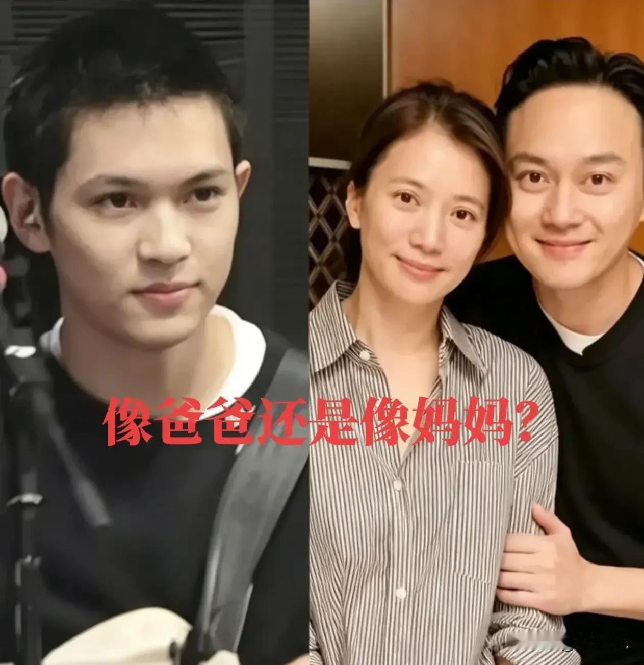 岁月匆匆，昔日孩童已然长大🎸张智霖袁咏仪的儿子亮相演唱会。眉眼复刻父亲的帅