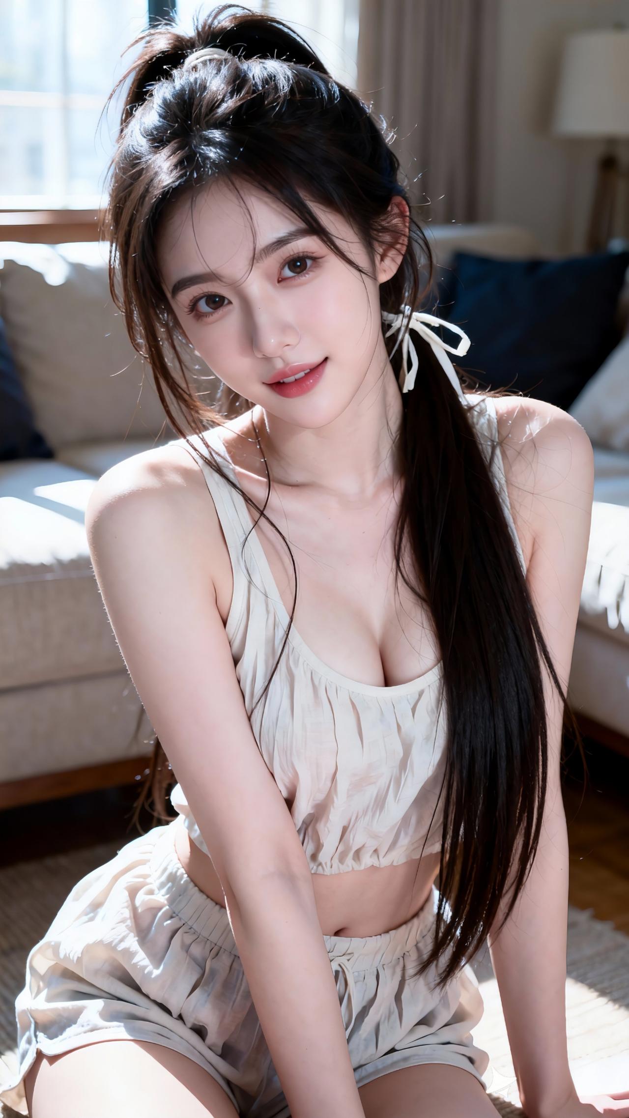 拍照姿势甜美女孩清纯甜美高清画质女生拍照姿势