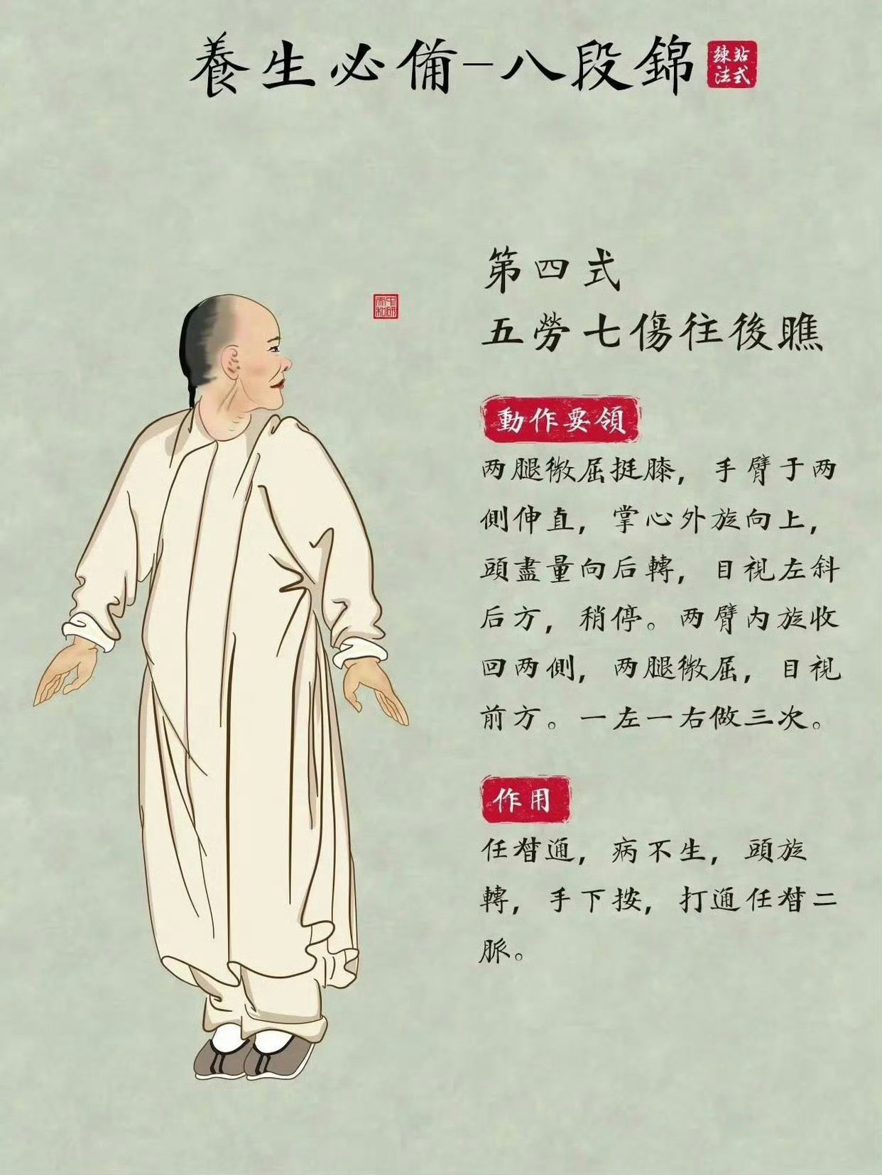 超级详细的八段锦教程‼️居家开练。国医的精诚力量