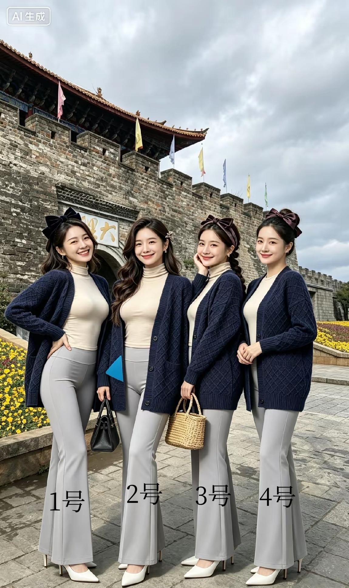 想选一位女人处对象，犹豫了一会儿，我还是决定选4号小女人，长相甜美有气质，头上还