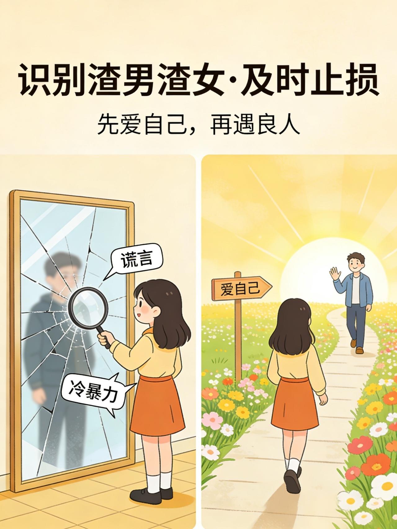 别再自我欺骗了，真正爱你的人，舍不得让你一直委屈、一直猜、一直等。忽冷忽热、画