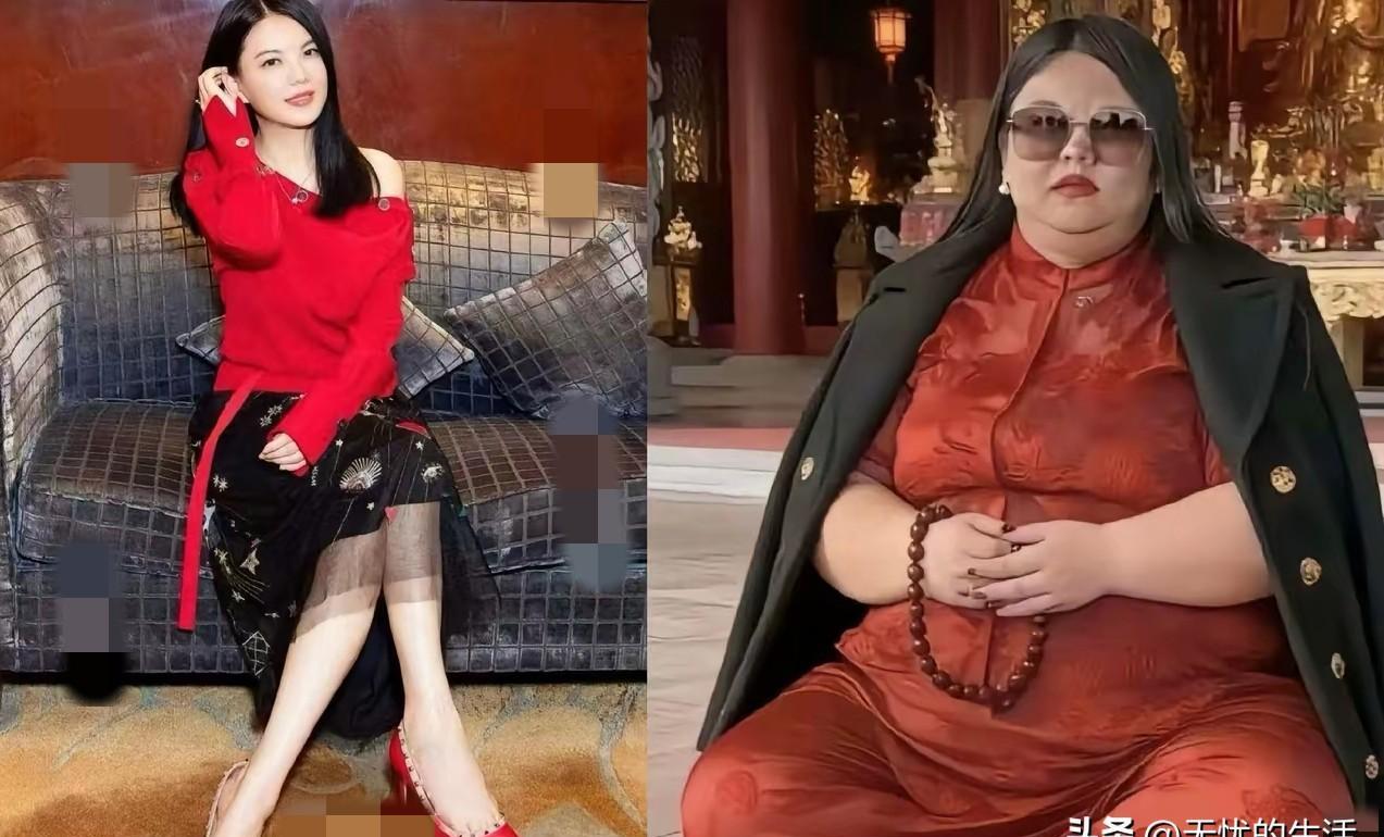 李湘的发福，恰是她彻底挣脱大众审美的勋章。从《快本》上灵动清秀的综艺一姐，到