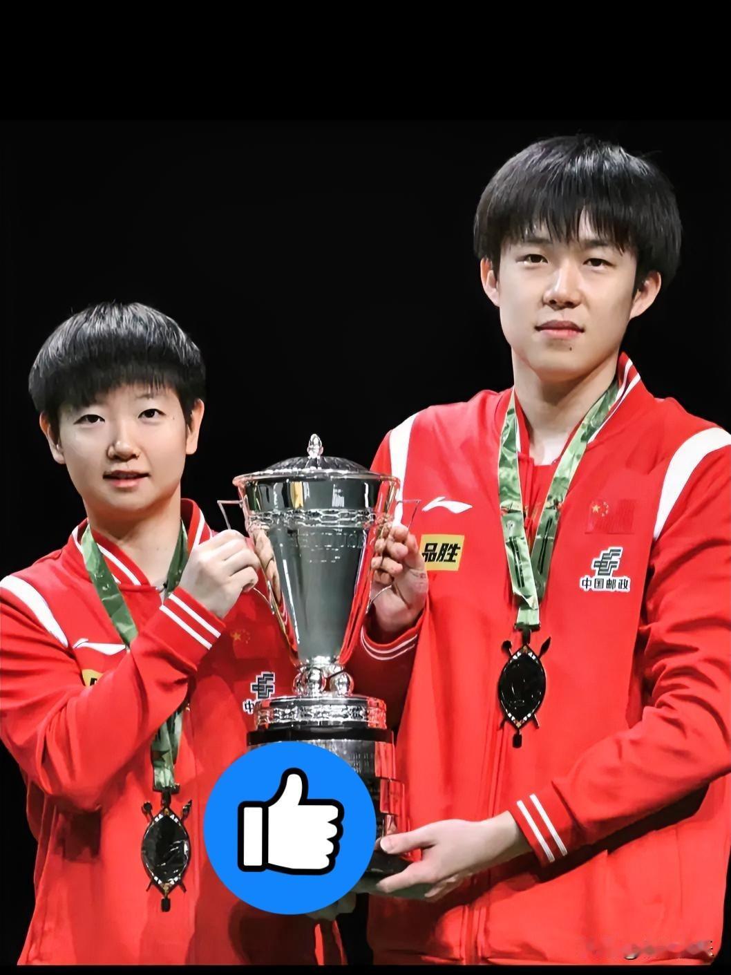 让我们再次恭喜王楚钦和孙颖莎！王楚钦孙颖莎获得2025年11月26日WTT世