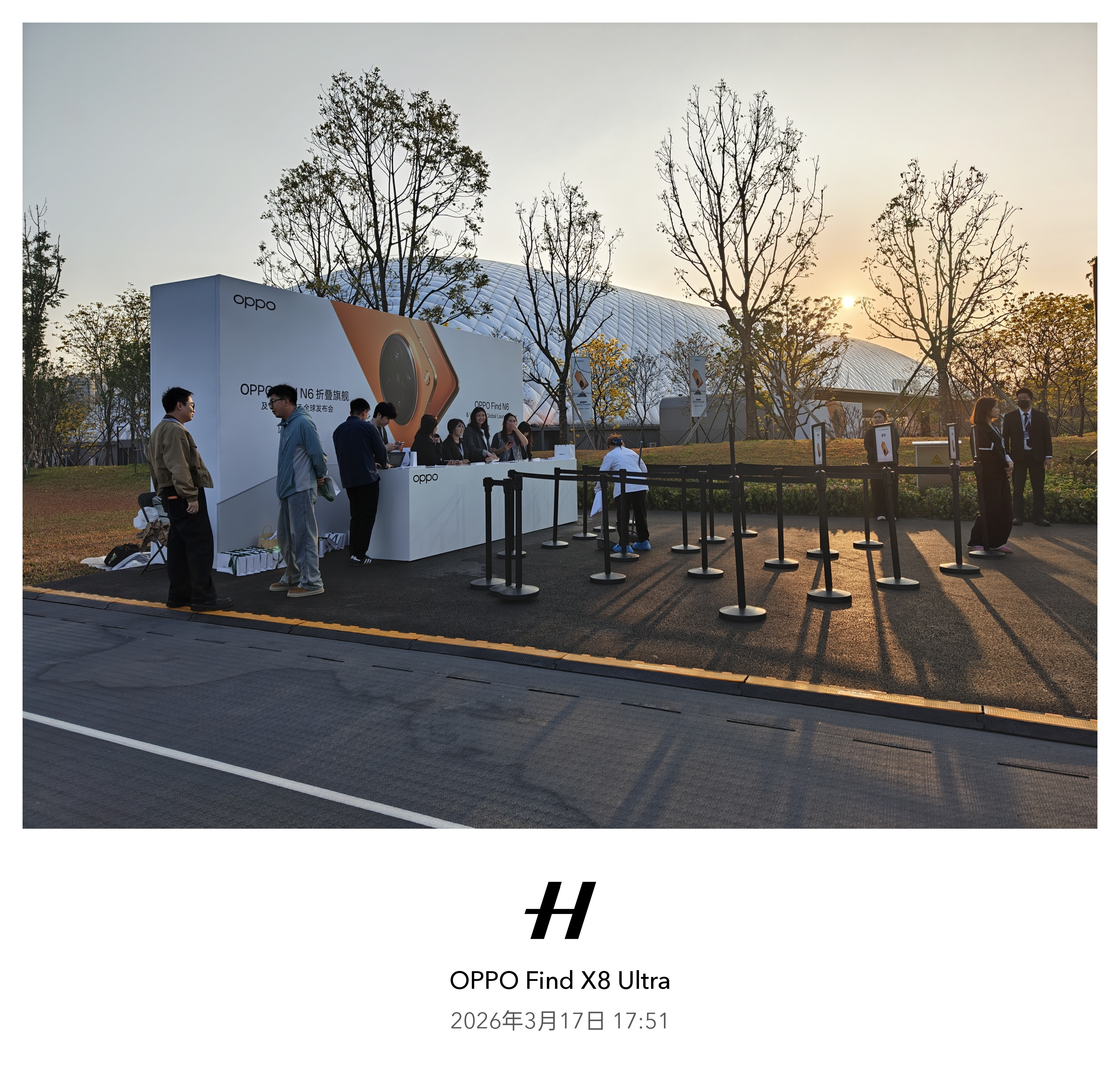 OPPO园区里真是太大，太美了