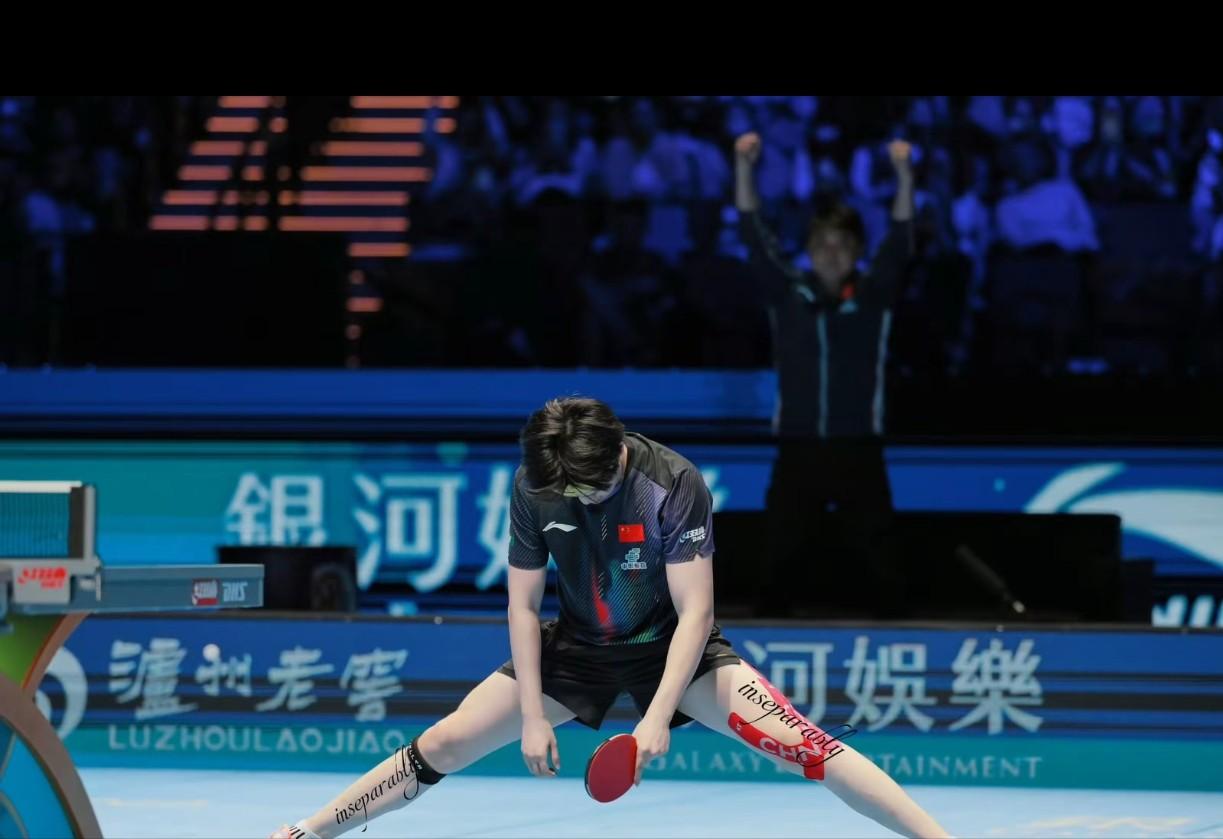 很多人总是拿王楚钦跟樊振东相比，其实两人根本没有可比性，东哥铁血十年，单