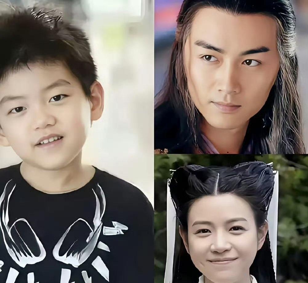 陈晓儿子感觉更像陈妍希，眼睛有点像爸爸，不得不说基因真的好神奇。。​​​​