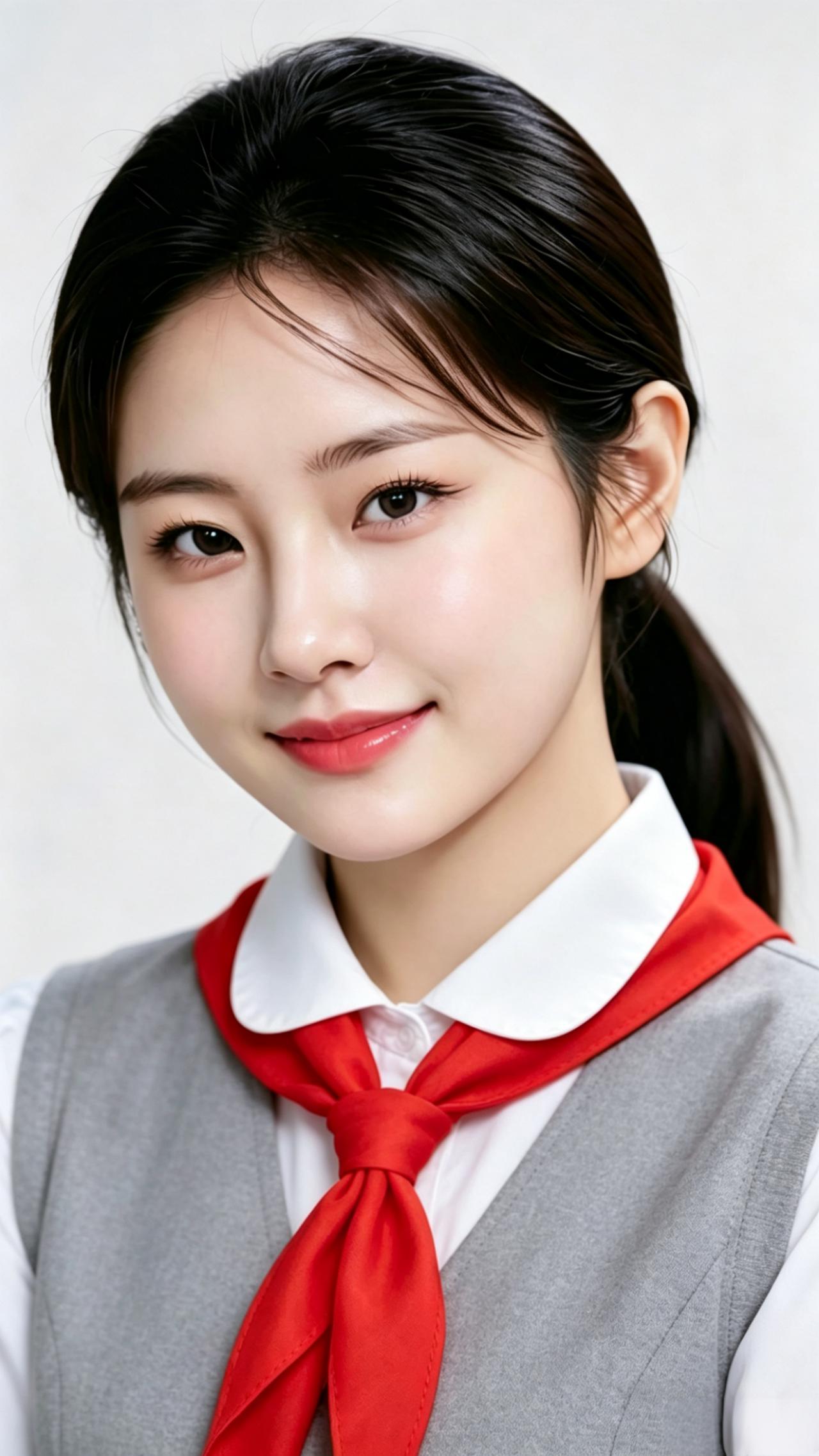 元气少女，微笑如阳光般温暖！🌞✨