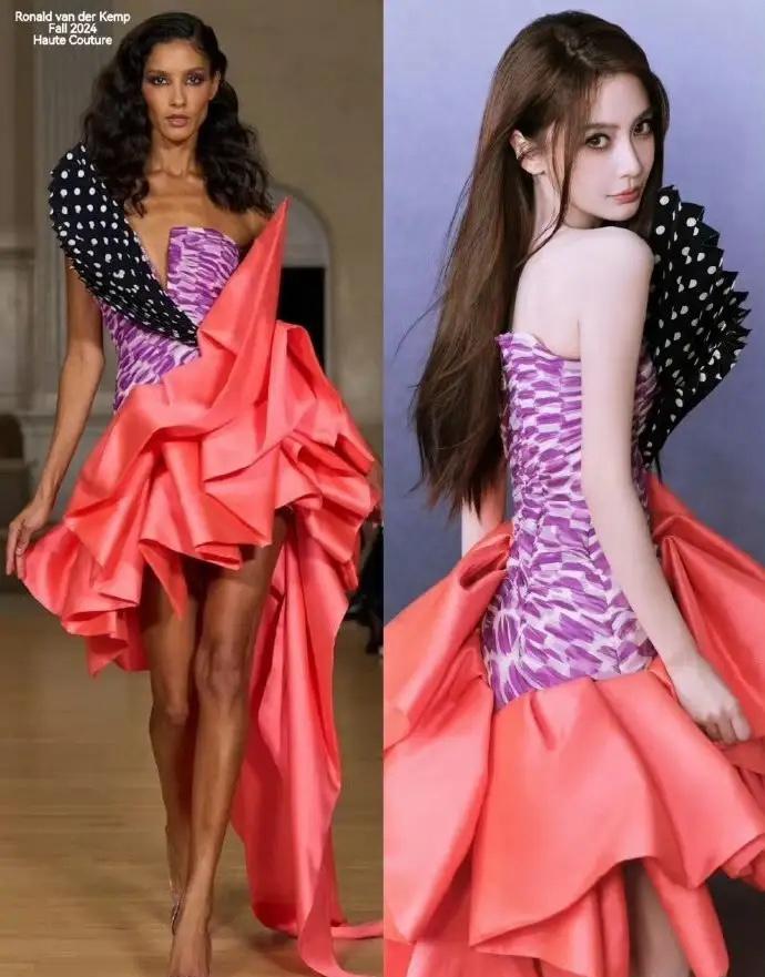 高定未授权+百元鞋混搭，Baby直播带货陷双重争议1月24日，Baby以红蜻