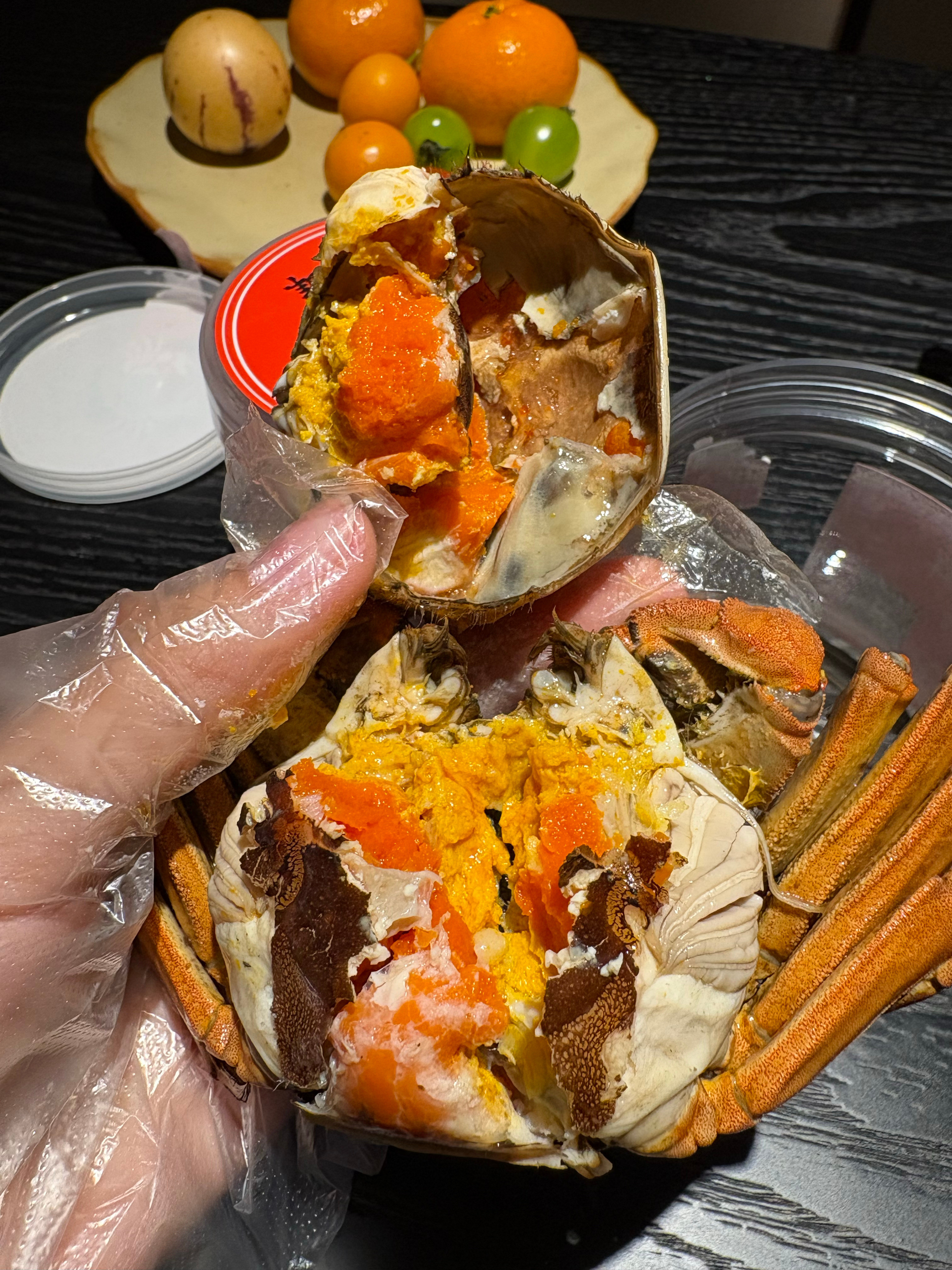 花雕醉蟹这蟹黄绝了无锡