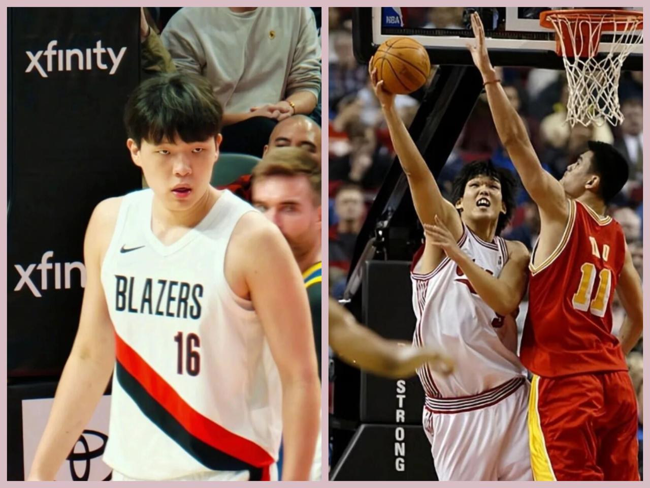 NBA开拓者队好像有“亚洲中锋魔咒”!二十年过去了,难道这支队伍又把“复制