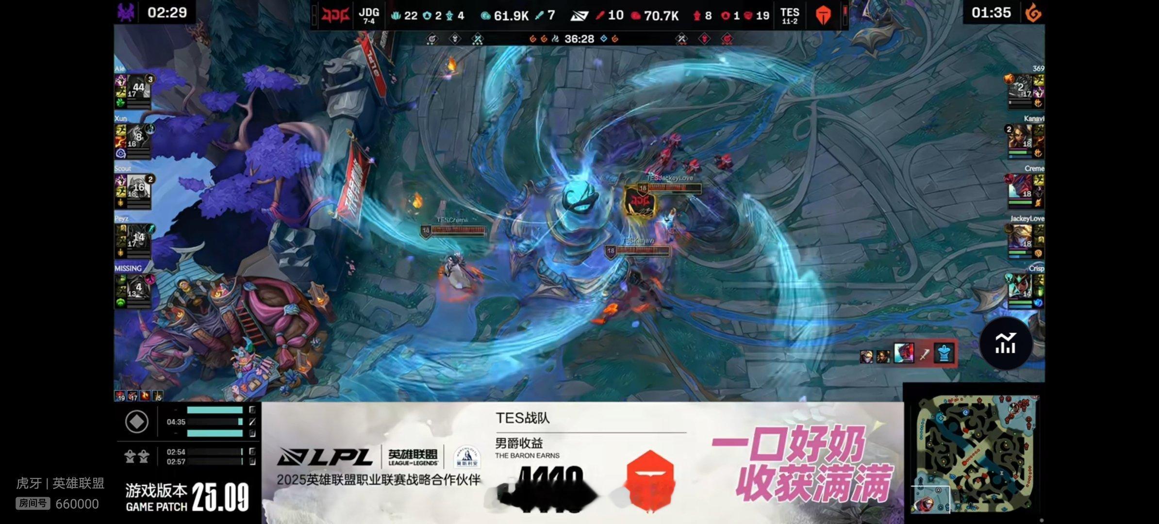【2025lpl第二赛段JDG0-2TES】恭喜TES战胜JDG!大家如