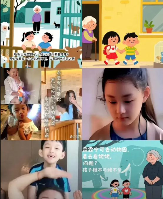 玥儿和小霖霖不想去姥姥家了！两人坚定地拒绝了姥姥的邀请，说：“我们去过了，觉得自