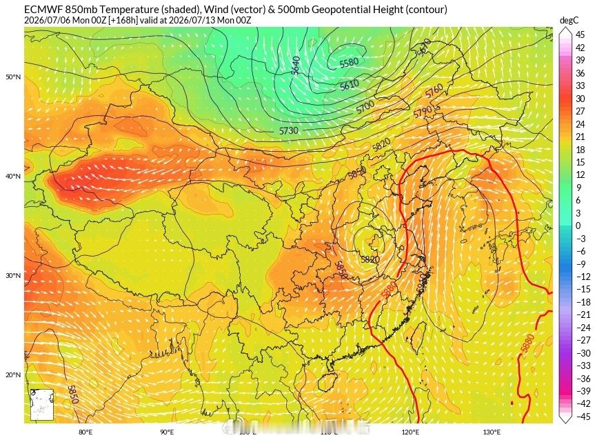 台风巴威巴威在周末登陆我国后，西风带冷涡+高空槽东移，将迫使台风北侧的副热带高