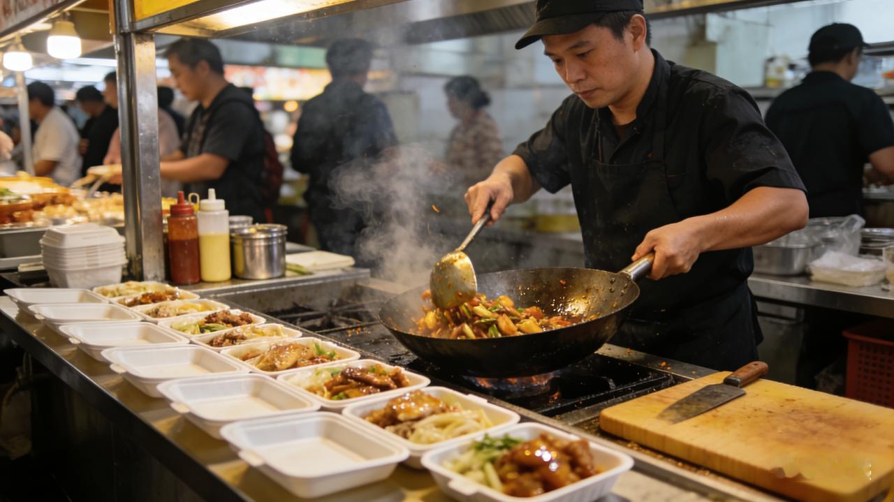 家人们，我最近去了个超热闹的夜市，那叫一个人挤人！一进去就能闻到各种美食的香味，