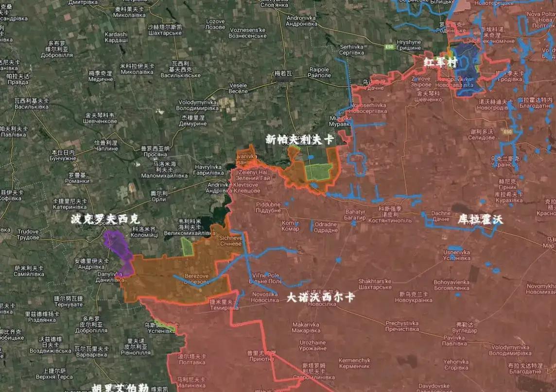 乌军的十次反冲锋全败，红军城85%的区域已经被俄军占领，红军城岌岌可危等等。但泽