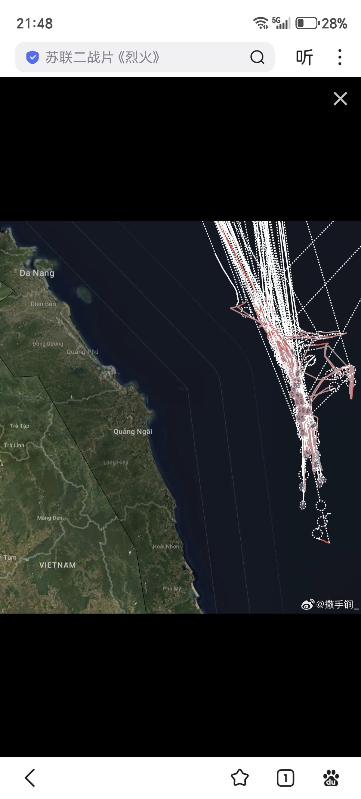 外网称50多艘中国渔船正在岘港外海60-80海里处作业。换了十几二十年前，越
