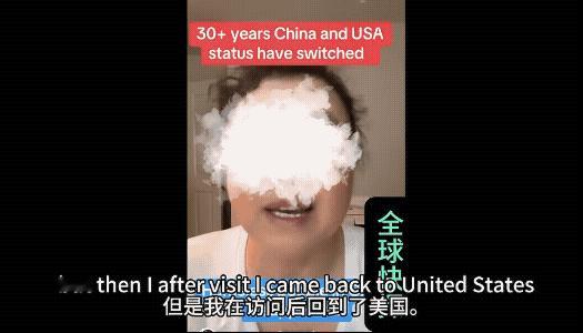 美国移民比美国本土人更爱美国，这位移民大姐经常往返中美，每次到中国后看到那些，拔