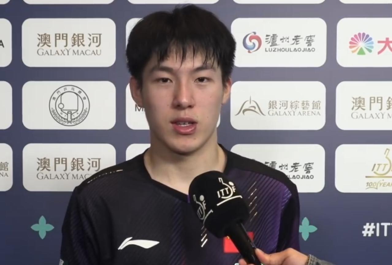 温瑞博3:0零封队友高茨，记者挑事，小温高情商化解。记者问：恭喜温瑞博拿下