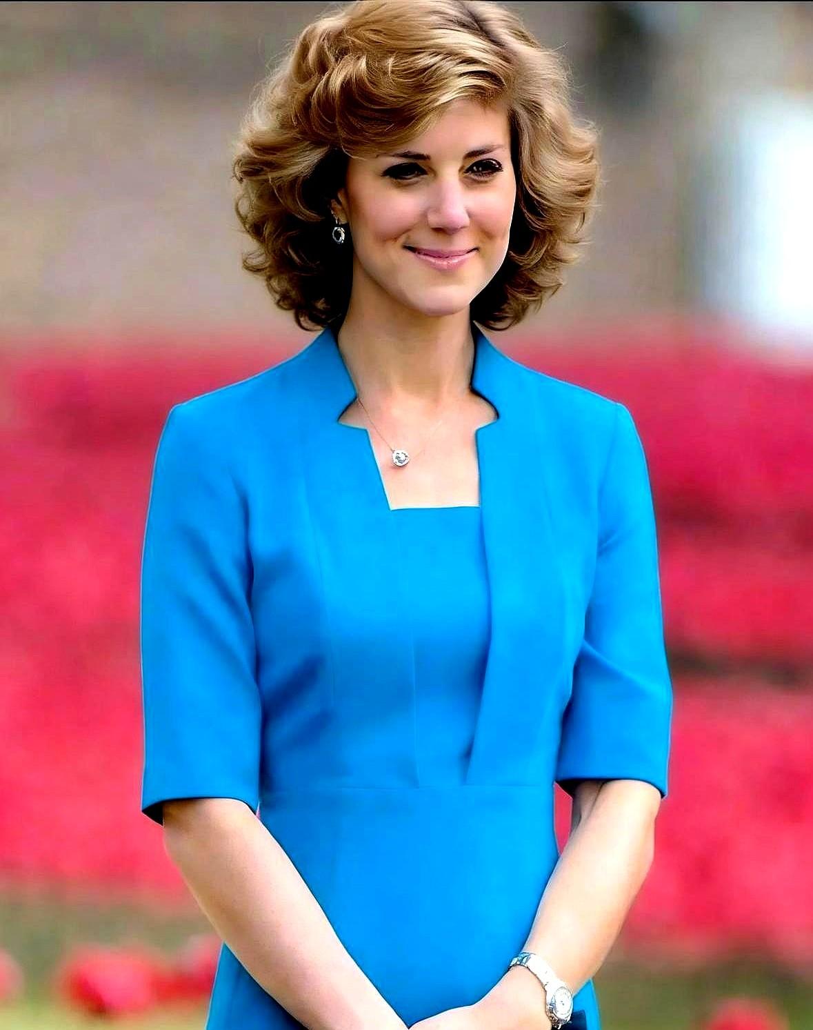 凯特王妃染个金发，直接被骂惨了！被批老气、强行装嫩，甚至还拉戴安娜出来对比…