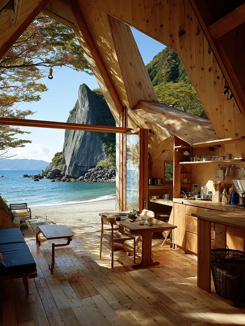 被这间木屋的海景硬控了🌊