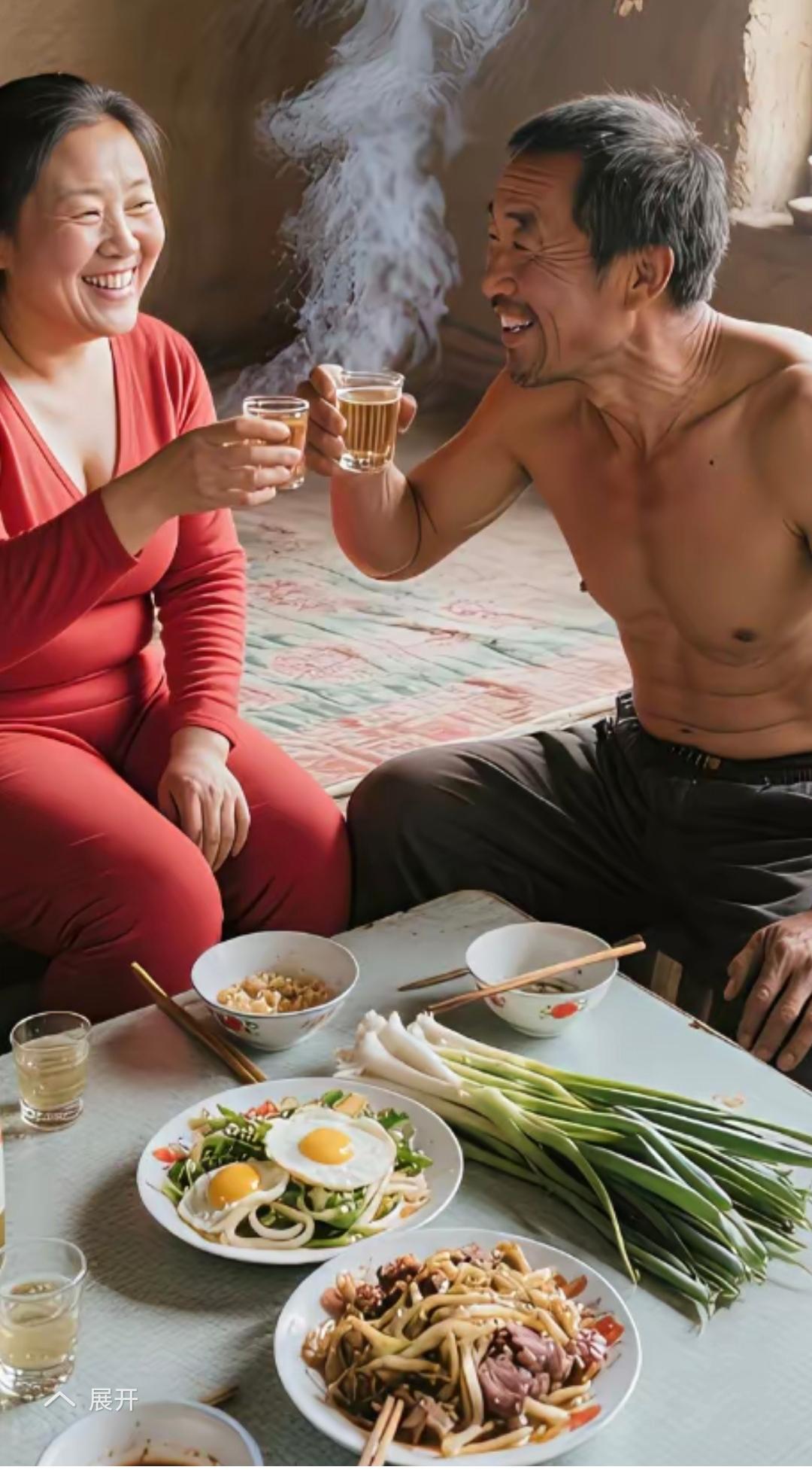 住着高楼大厦，穿着绫罗绸缎，吃着山珍海味，不一定有他们幸福！这才是基层百姓，最