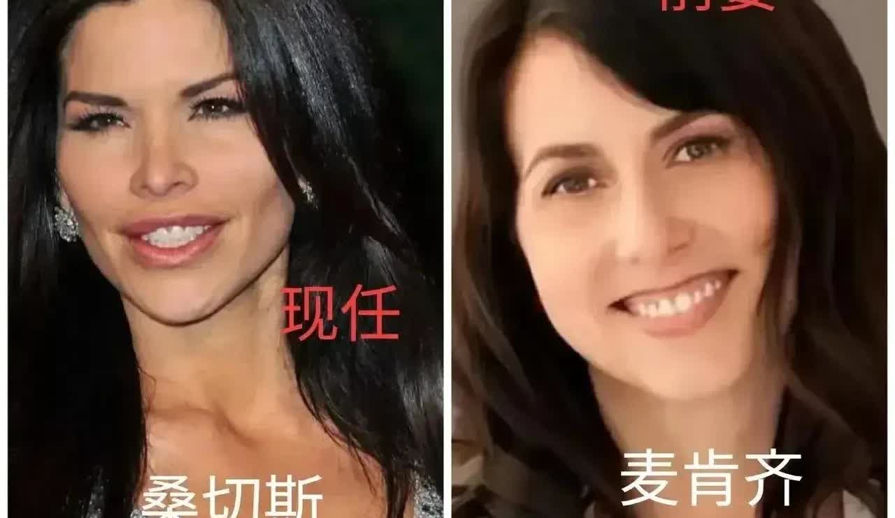 我拿出贝佐斯现任和前任的照片，让一位男性朋友选择喜欢哪一个，他毫不犹豫选择了桑切