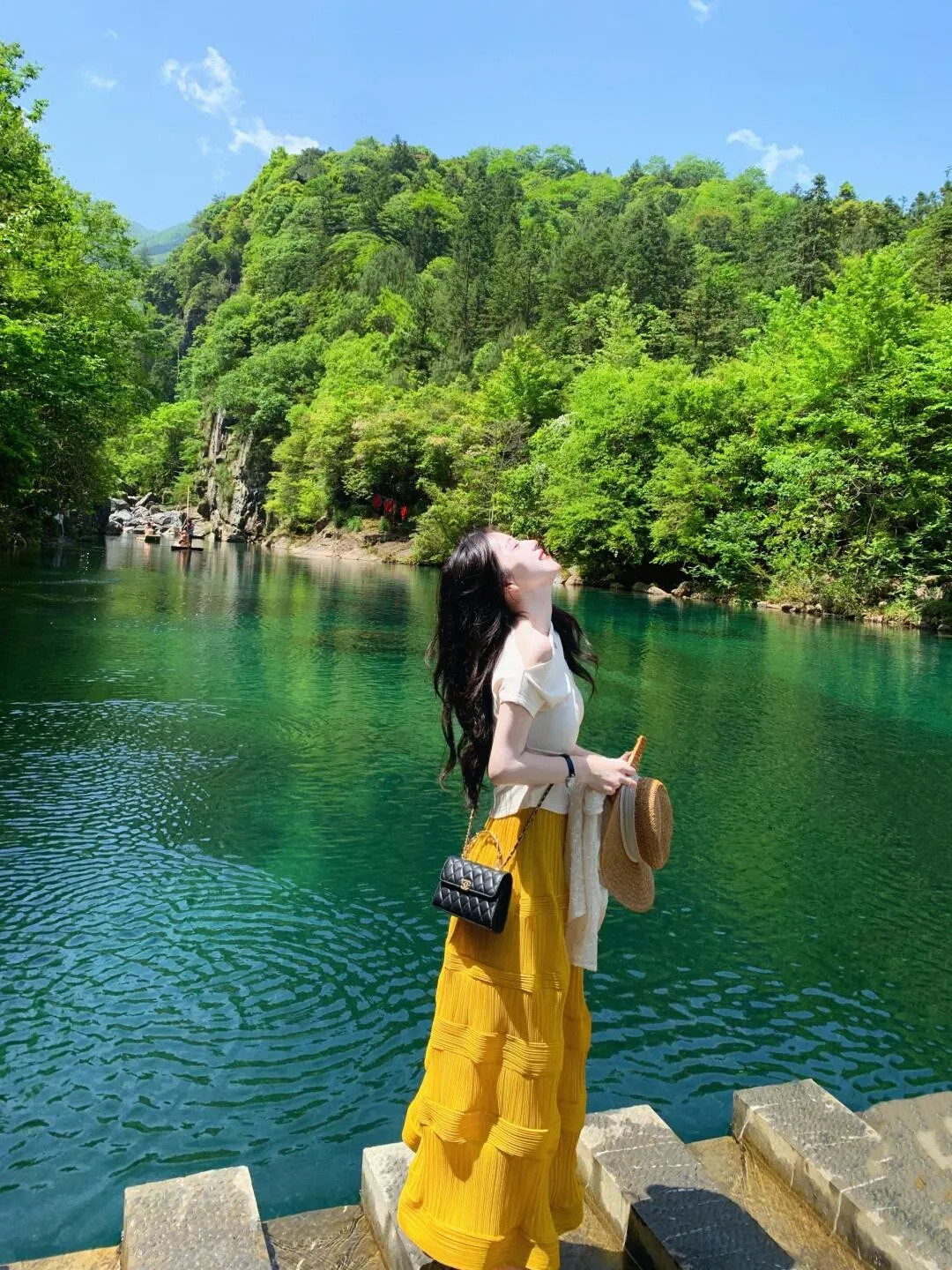 当蜻蜓掠过水面时我和倒影互换了身份