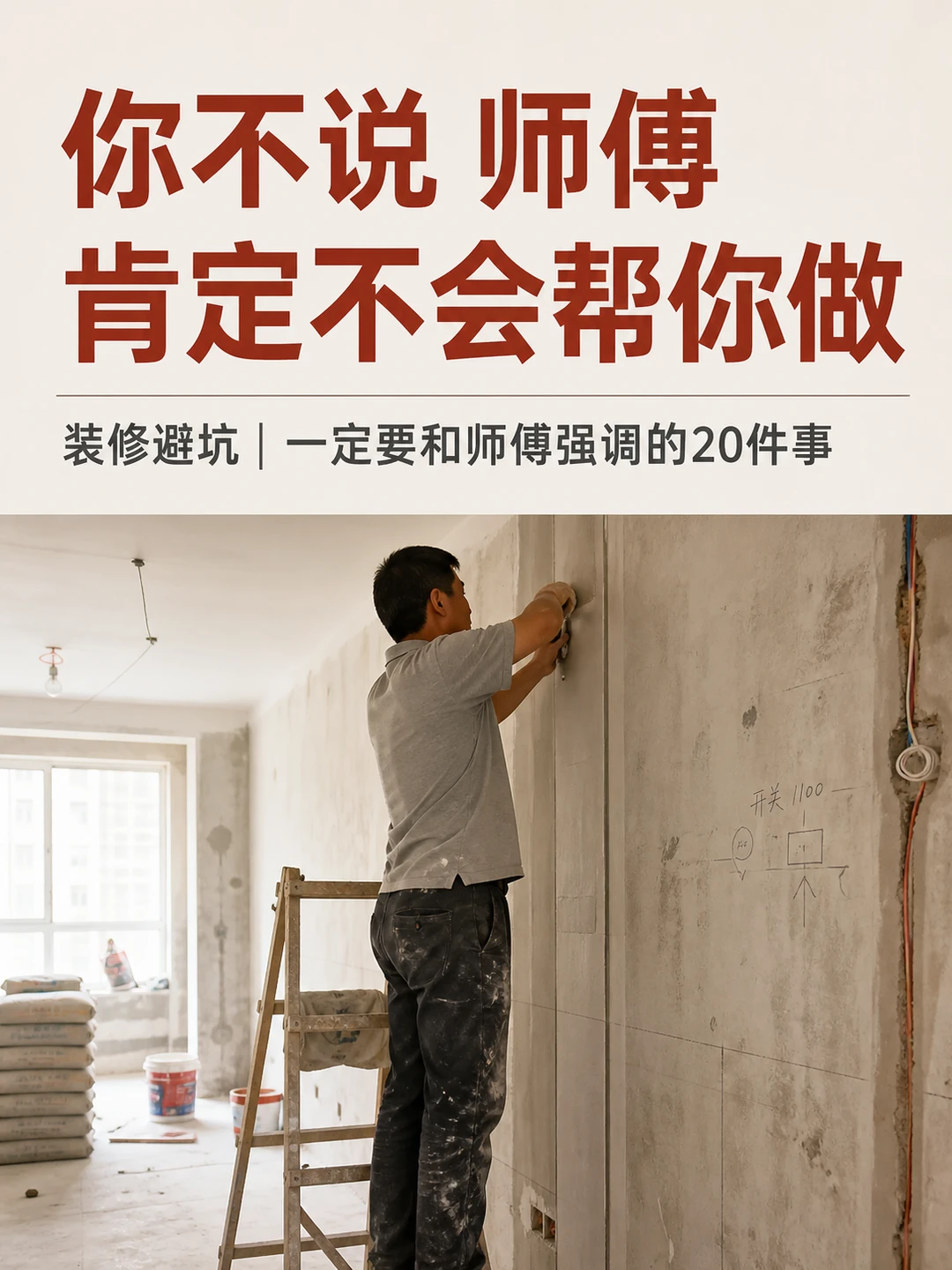 装修血泪教训😭一定要和师傅强调的20件事