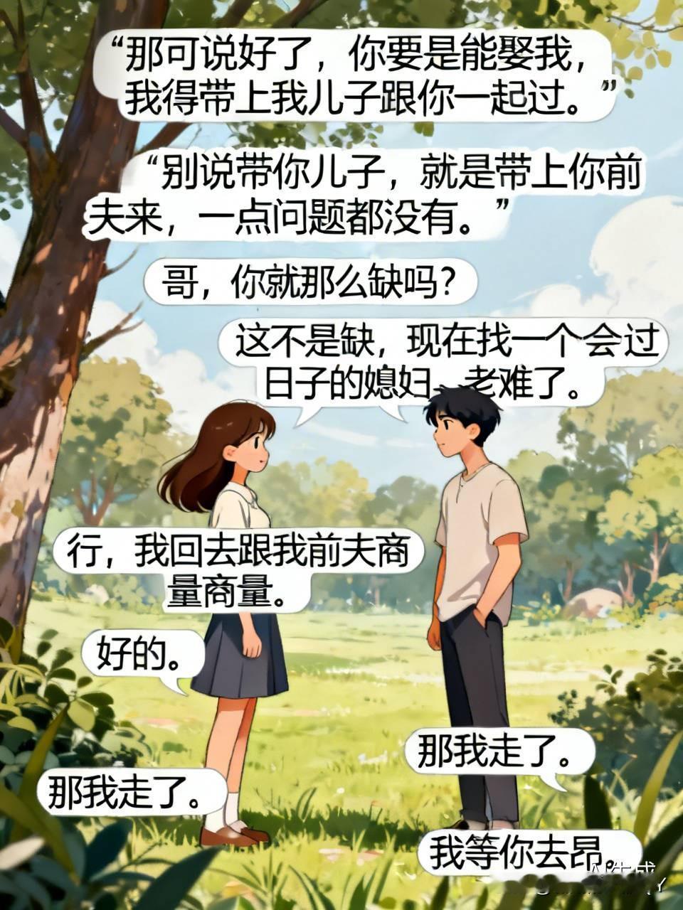 这对男女搞对象太搞笑了，看看他们是怎么说的？女子说，那可说好了，你要是能娶我，