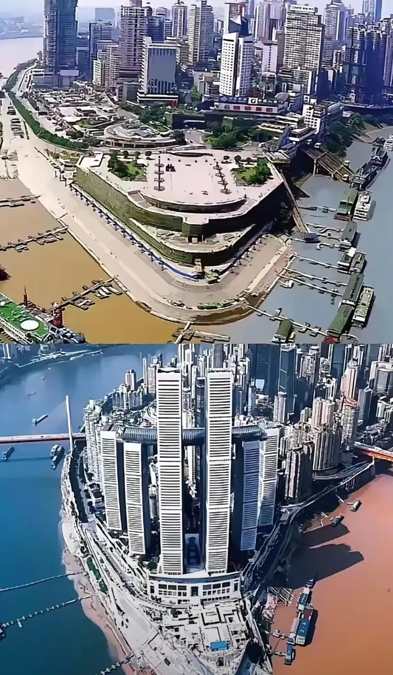 想象一下，如果重庆不在朝天门广场建这么个来福士广场，那么解放碑片区看着会更壮观，