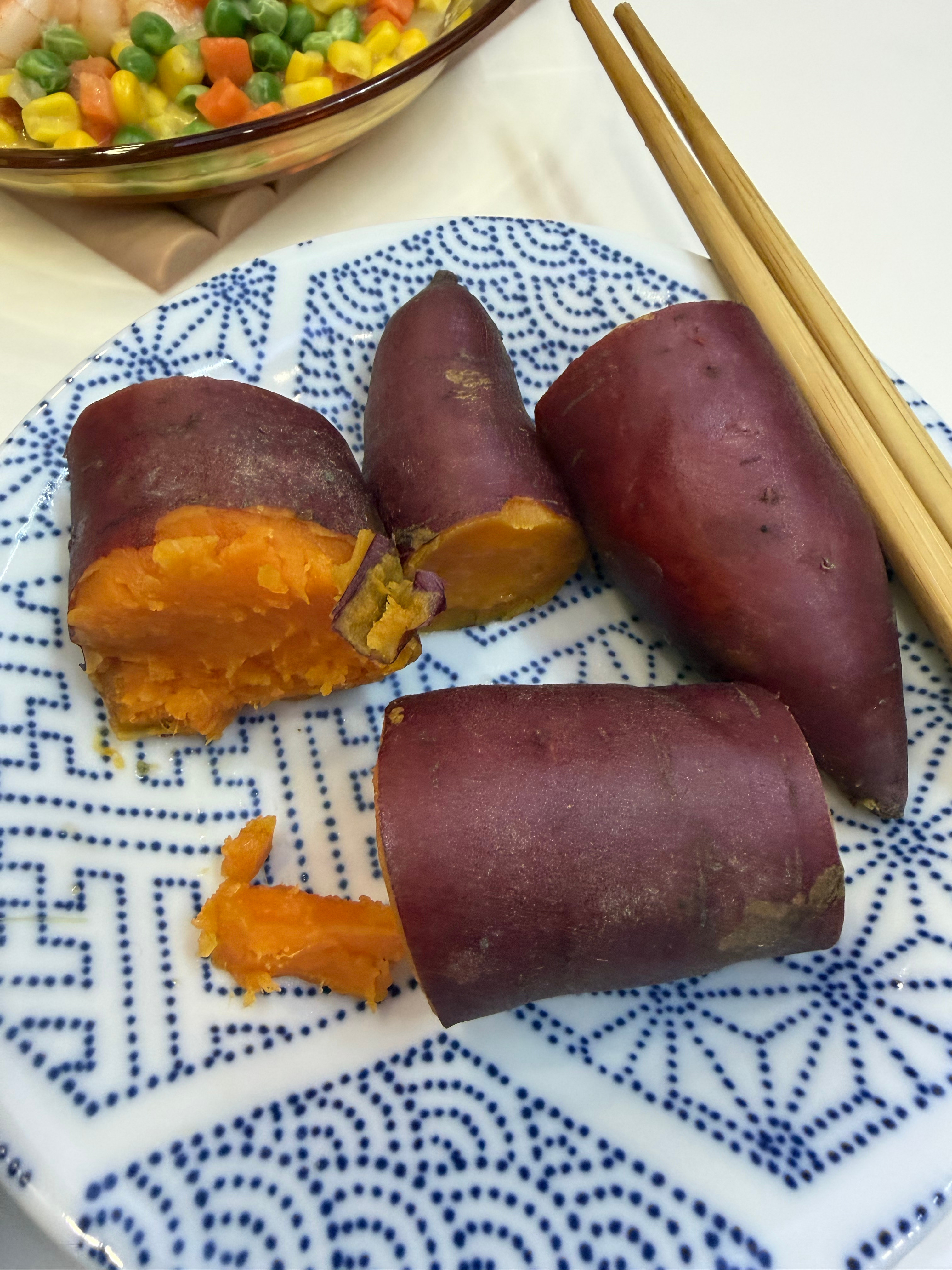 青菜豆腐新疆那个学雷总的那个红薯还真不错