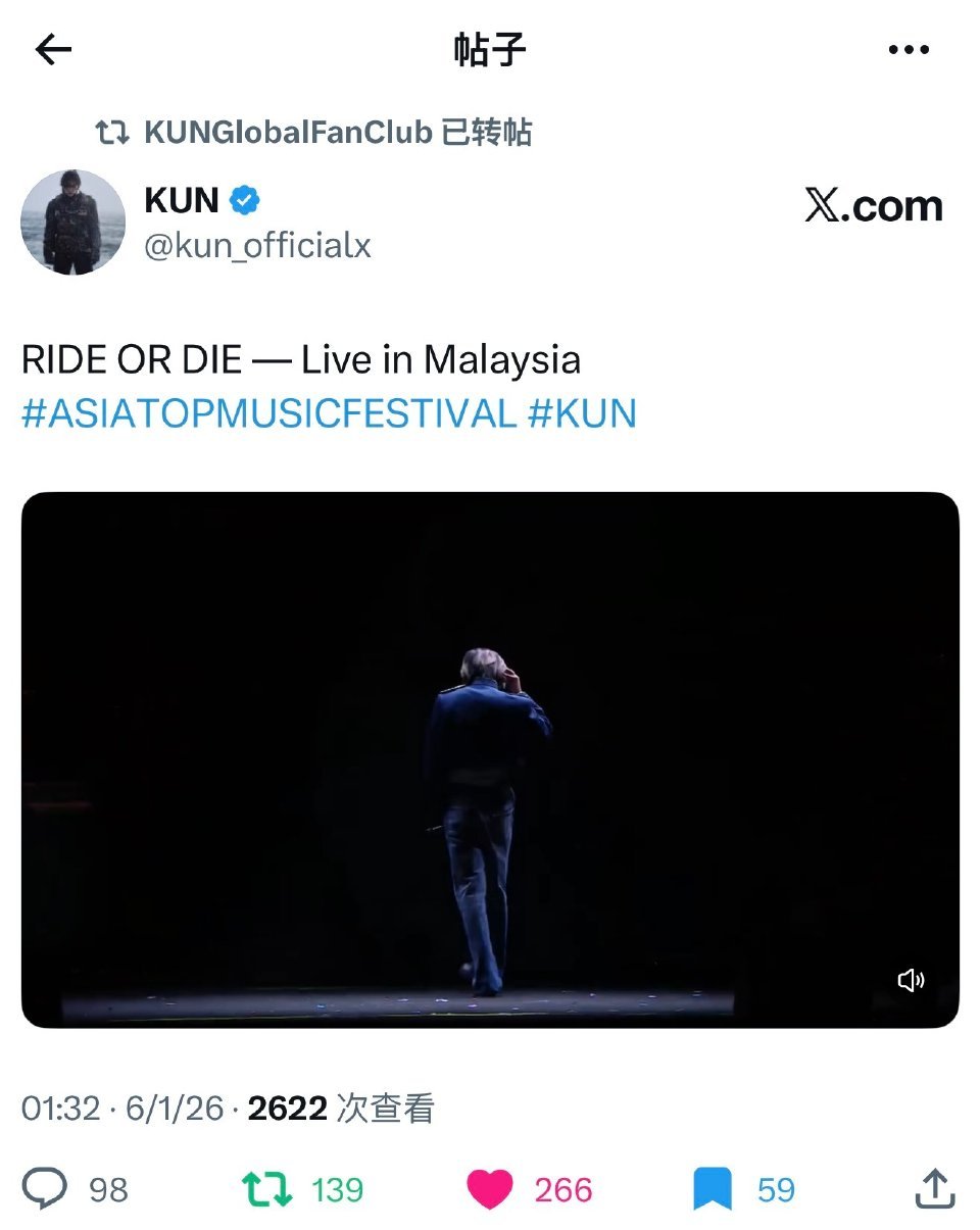 大哥更新了X、Facebook！！！是RIDEORDIE—Livein