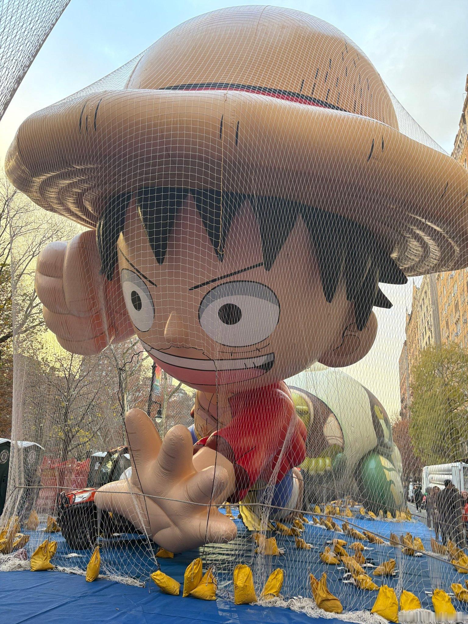 海贼王海贼王感恩节游行的路飞准备完毕！