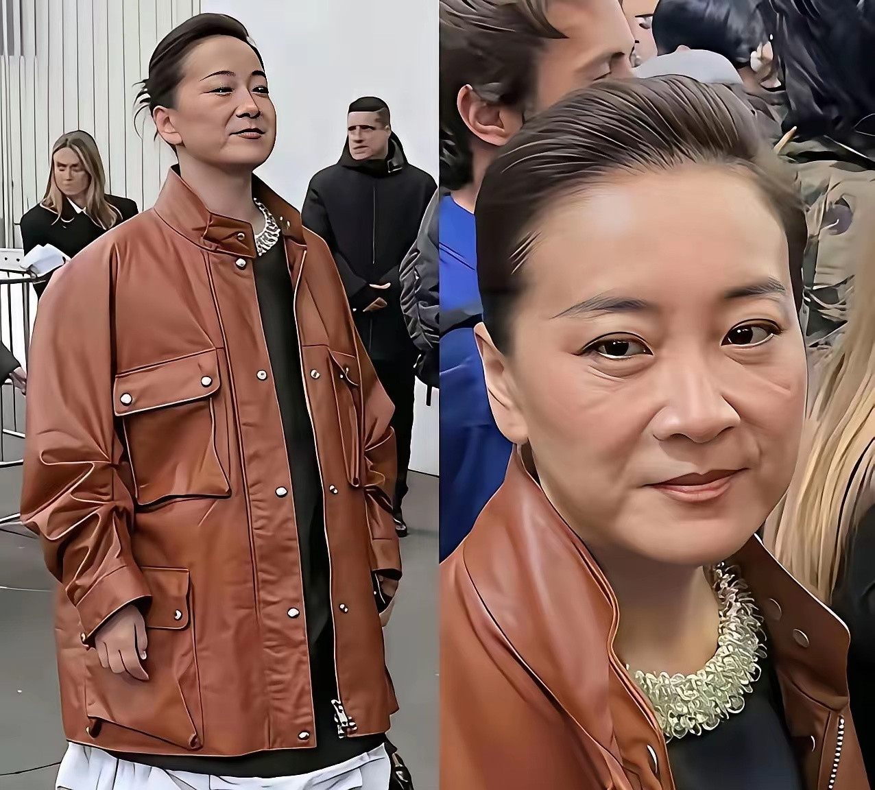 贾玲这一瘦，脸上褶子都出来了，说实话还是喜欢胖胖的爱笑的她