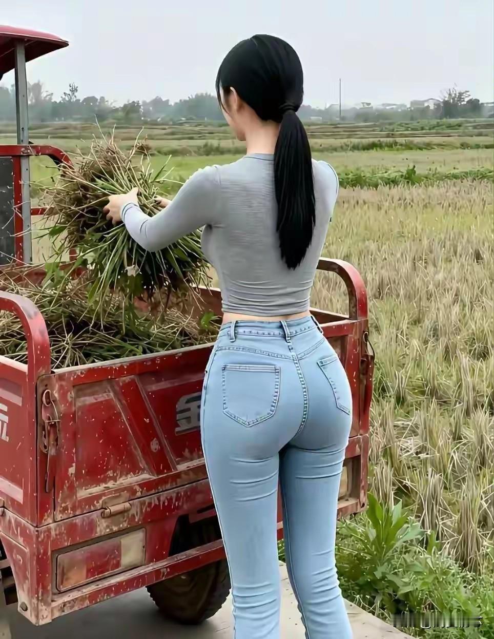 朴实的农村姑娘