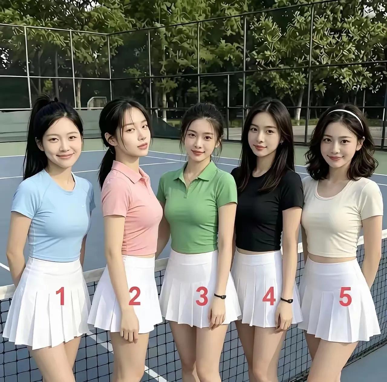 这5位小姐姐户外合影，一样的彩礼18万8，你是不是想把5号长得最美，笑的最甜的小