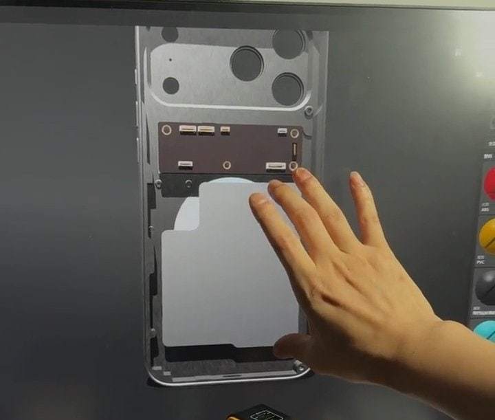 iPhone17ProMax内部电路板设计的渲染图已经流出​电池形状确认与