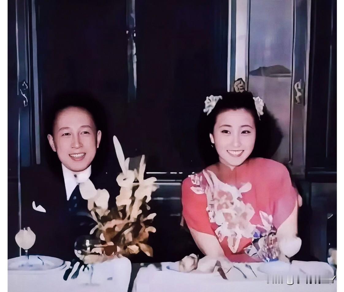 一九四七年，上海和平饭店，新婚燕尔的钱学森和蒋英