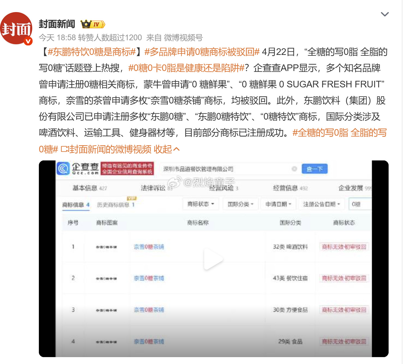 东鹏特饮0糖是商标实在是太牛逼了，想出来这么有创意点子的人，是人还是畜生？他/